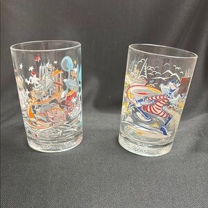 Disney Character Glasses Set